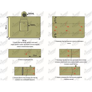 Пончо-спальник Cape-bag transformer 3 в 1 [EXPERT-TEX]